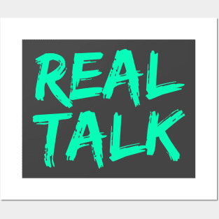 REAL TALK Neon Green London slang, London design Posters and Art